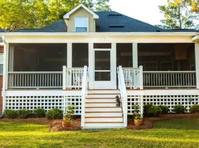 Screened Backyard Deck