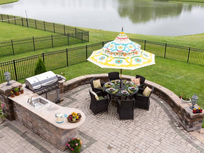 Completed outdoor living project in the New Orleans metro