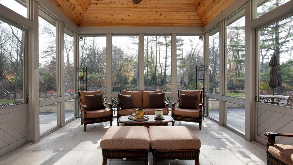 Outdoor living project in Mandeville, Louisiana