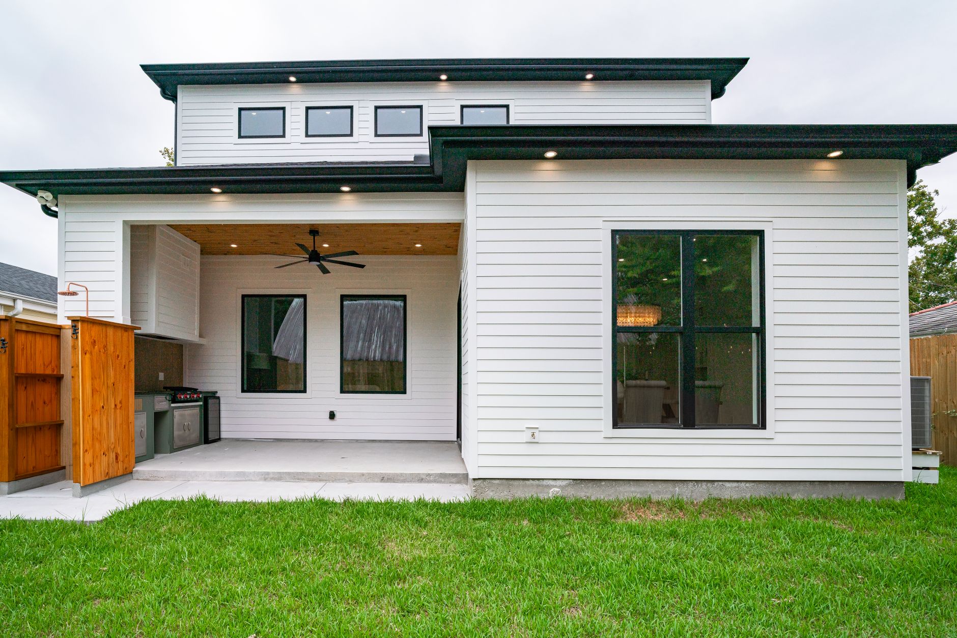 Permitted patio cover attached to a New Orleans home